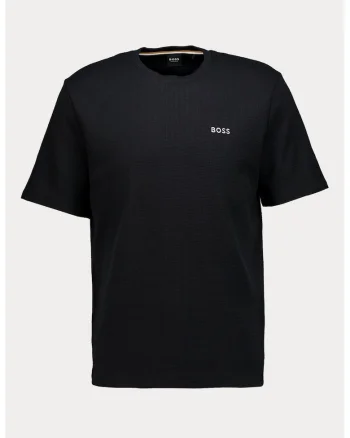 Tricou texturat de casa, Negru