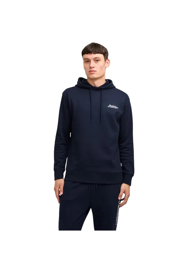 Hanorac JACK &JONES Beau Hood 39690, Albastru inchis
