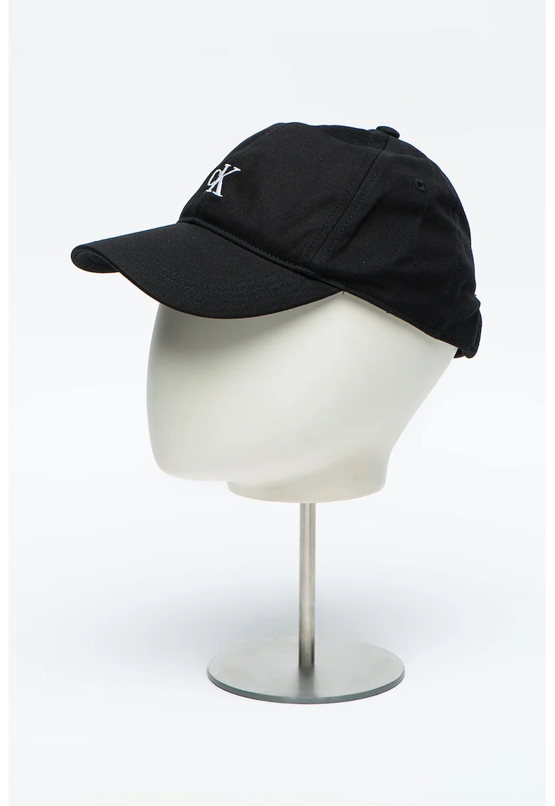 Sapca baseball din bumbac organic cu banda velcro, Negru