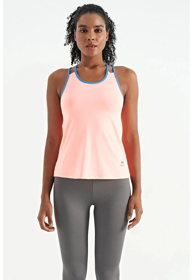 Top sport,  fara maneci, roz, Blush Pink