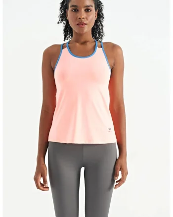 Top sport,  fara maneci, roz, Blush Pink