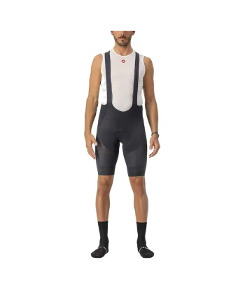 Pantaloni scurti ciclism cu bretele barbati  Superleggera, Negru
