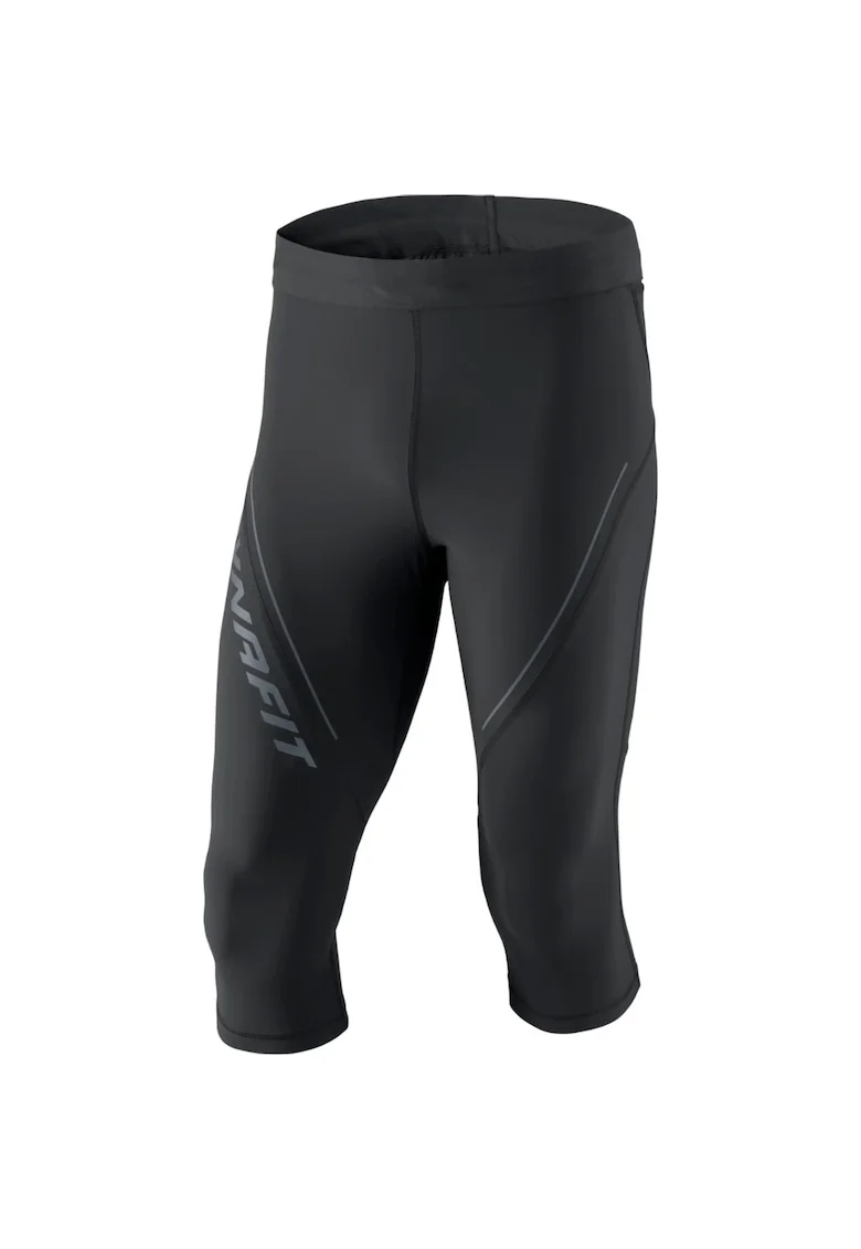 Colanti alergare barbati  Alpine 3/4, Negru