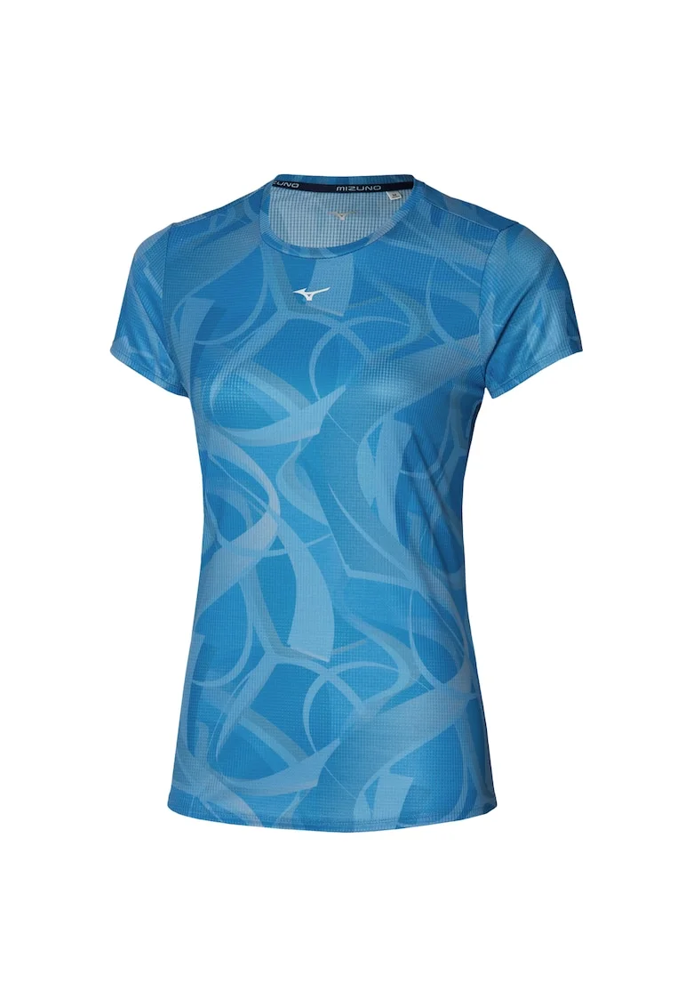 Tricou alergare dama  Editie Limitata Paris DryAeroFlow, Albastru deschis