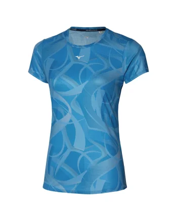 Tricou alergare dama  Editie Limitata Paris DryAeroFlow, Albastru deschis