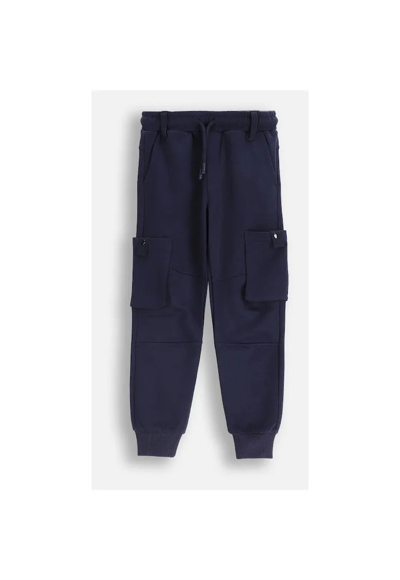 Pantaloni de trening cargo cu talie ajustabila