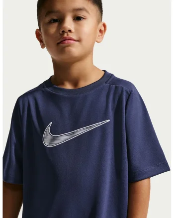Tricou cu tehnologie Dri-FIT pentru antrenament, Alb/Bleumarin