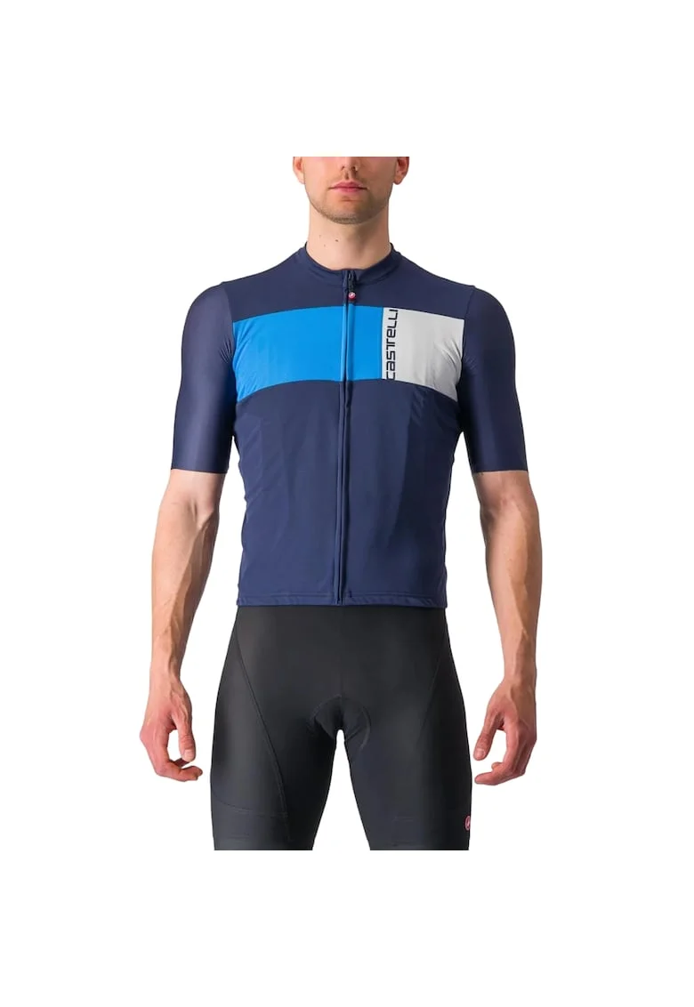 Tricou ciclism barbati  Prologo 7 SS 2024, Albastru