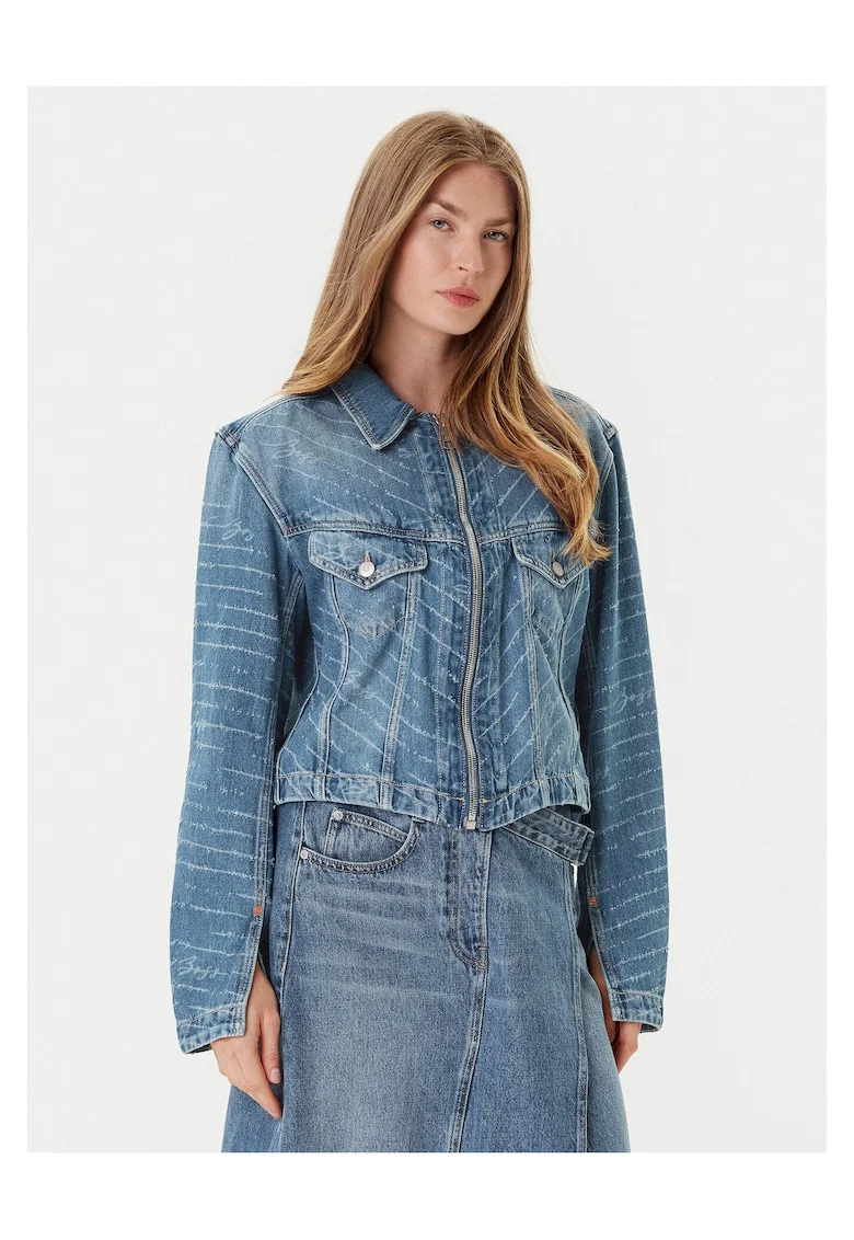 Geaca de blugi dama  albastru, denim