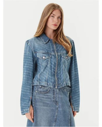 Geaca de blugi dama  albastru, denim