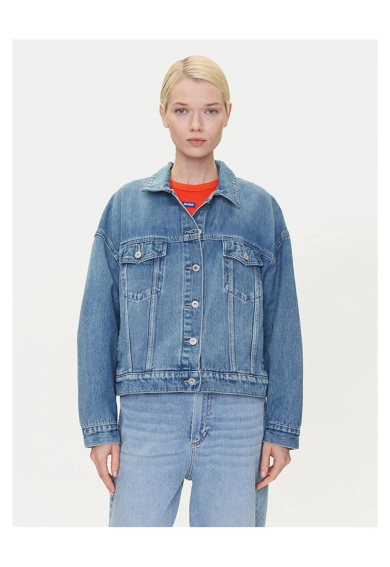 Geaca de blugi dama  albastru, denim