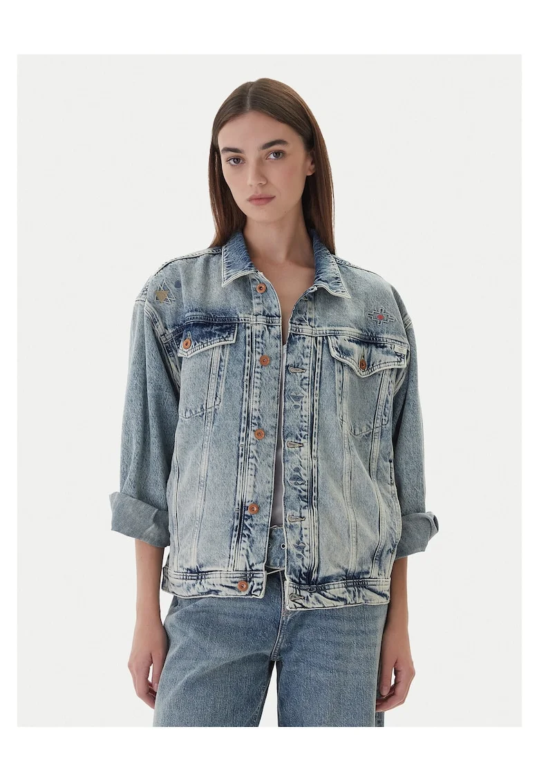 Geaca de blugi dama  albastru, denim