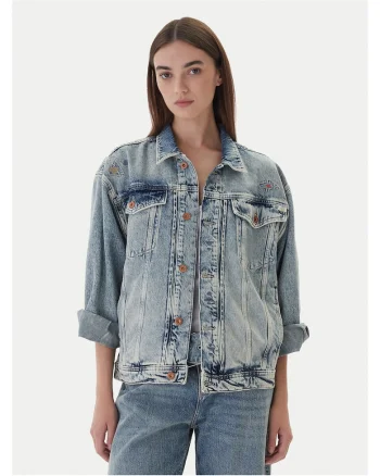 Geaca de blugi dama  albastru, denim