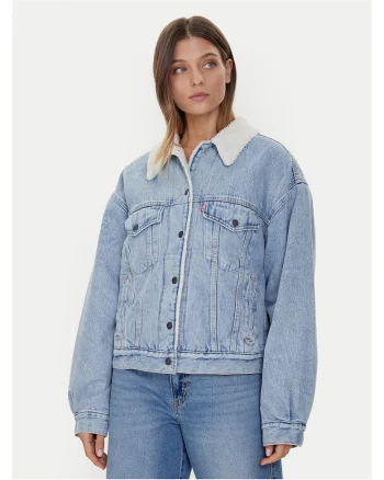 Geaca de blugi dama  albastru, denim