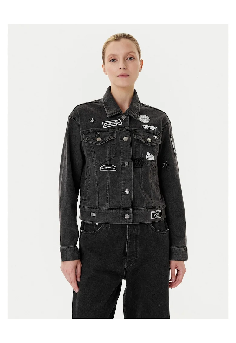 Geaca de blugi dama  gri, denim