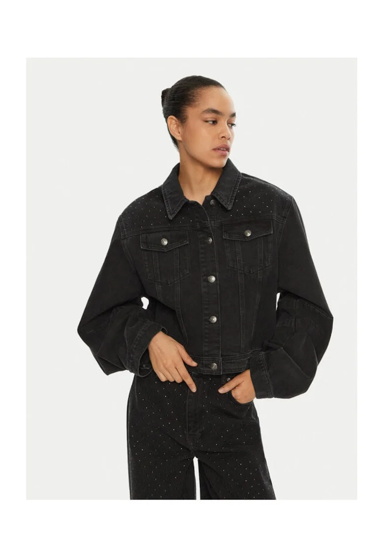 Geaca de blugi dama  gri, denim