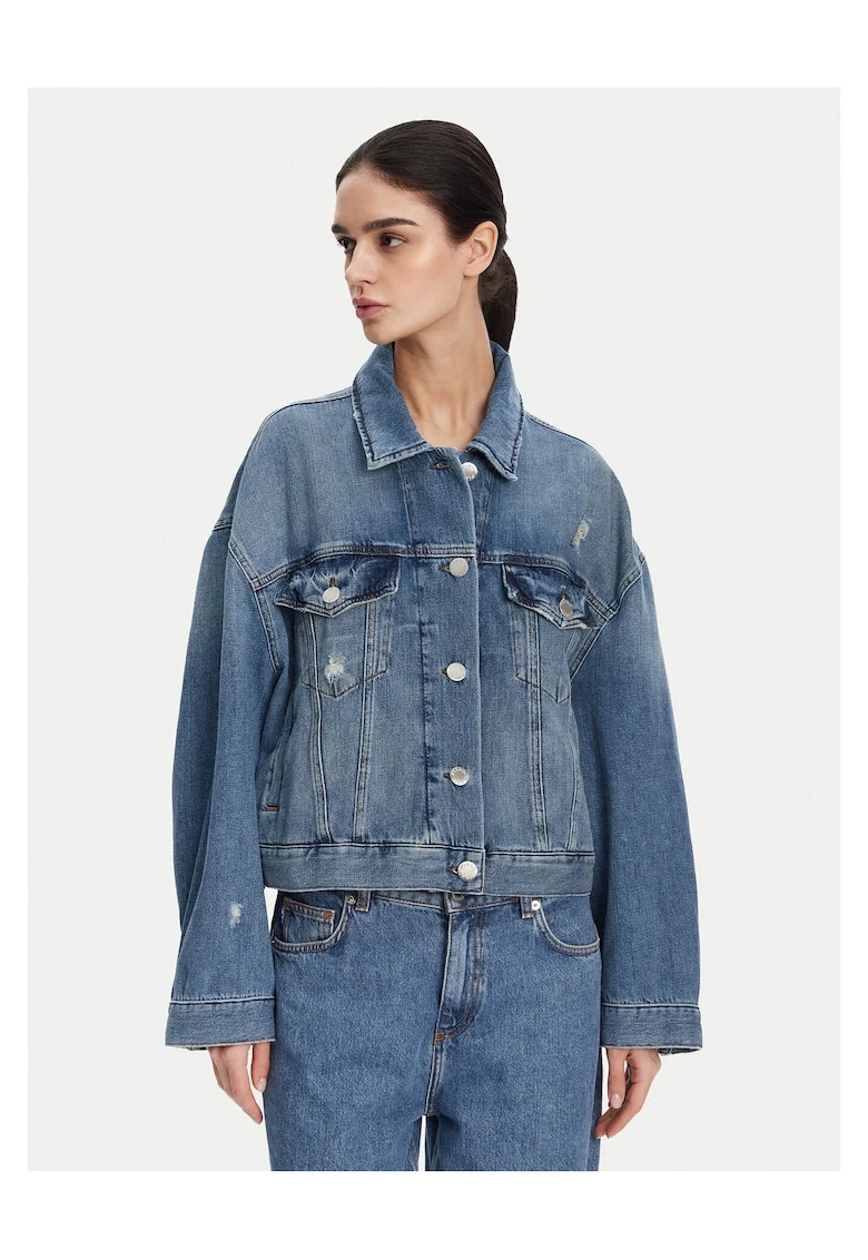 Geaca de blugi dama  albastru, denim