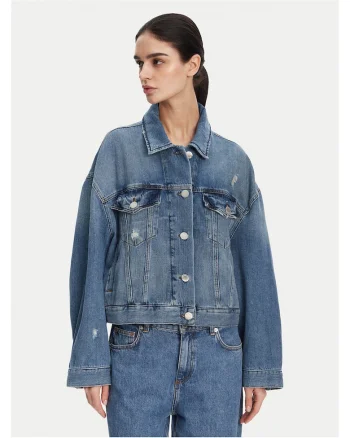 Geaca de blugi dama  albastru, denim