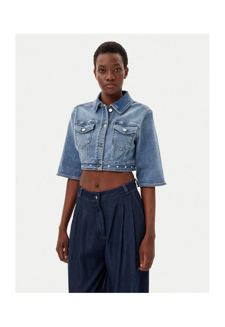 Geaca de blugi dama  albastru, denim,