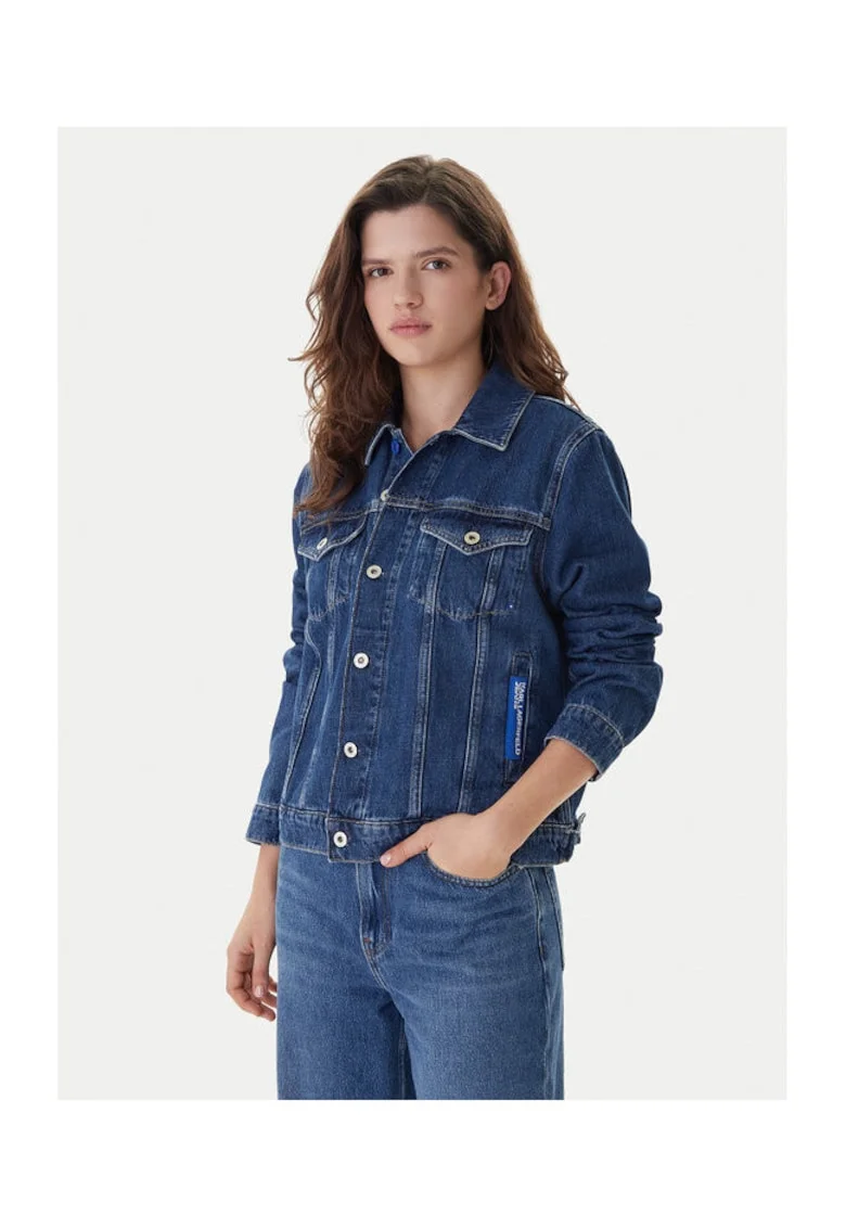 Geaca de blugi dama  albastru, denim,