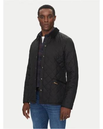 Geaca de tranzitie barbati,  neagra, poliamida, Negru