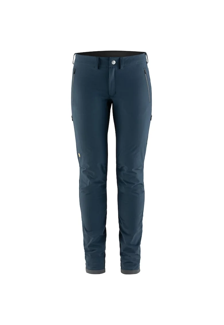 Pantaloni trekking dama Fjällräven Bergtagen Stretch, Bleumarin