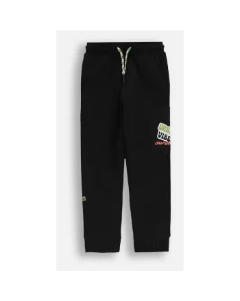 Pantaloni de trening cu imprimeu text