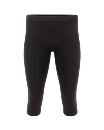 Pantaloni merino barbati  WarmWool 3/4 FW 2020, Negru
