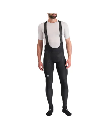 Pantaloni ciclism cu bretele barbati  Total Comfort, Negru