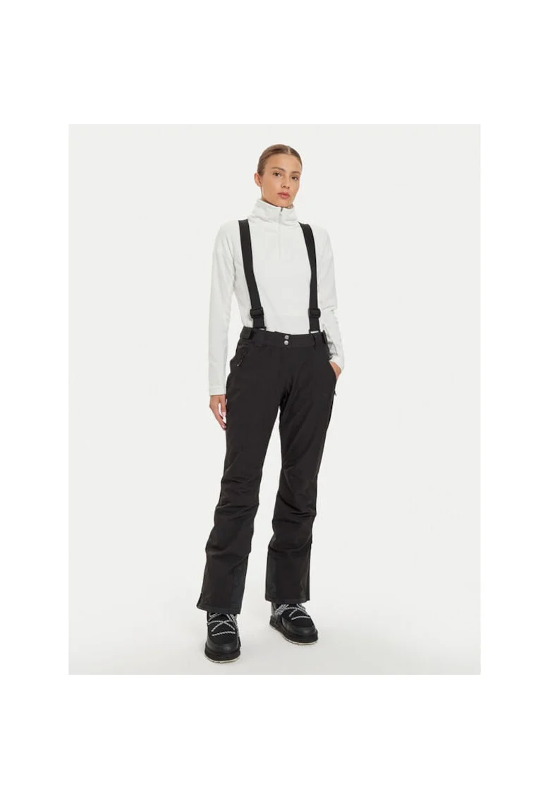 Pantaloni ski dama,  301438731, Poliester reciclat, Negru, Negru