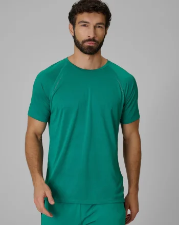 Tricou sport  M1800, uscare rapida, regular fit,dwqfwqbarbati, reflectorizant, Verde