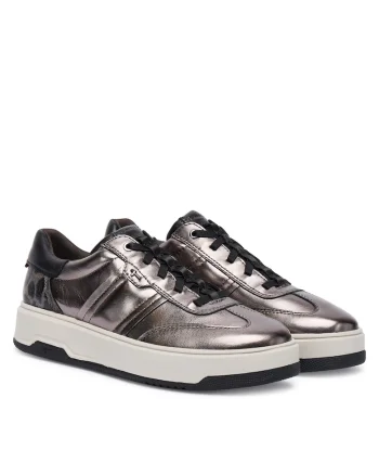 Pantofi sport dama,  Pewter 915, piele naturala