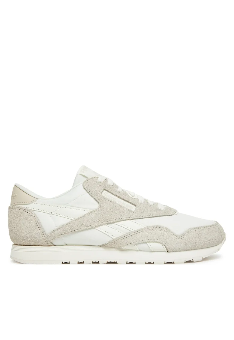 Pantofi sport dama,  CLASSIC NYLON, alb, tesatura,