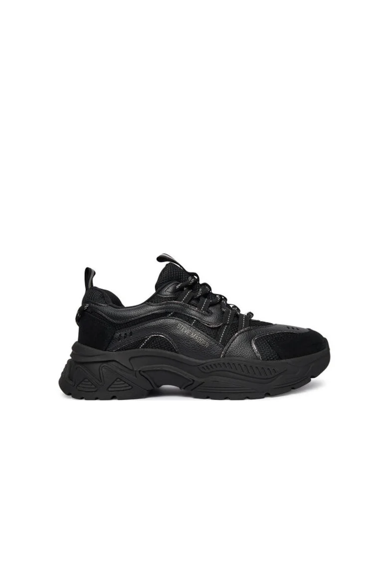 Pantofi sport dama  model Black/Black 184, culoare negru, tesatura,