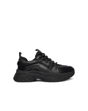 Pantofi sport dama  model Black/Black 184, culoare negru, tesatura,
