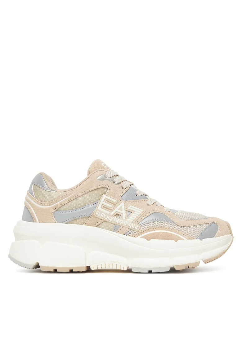 Pantofi sport femeie  Cement/Off White, material textil
