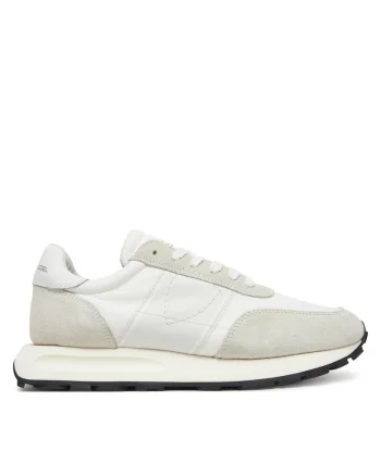 Adidasi femei  Mondial Vintage, piele naturala, alb, sport