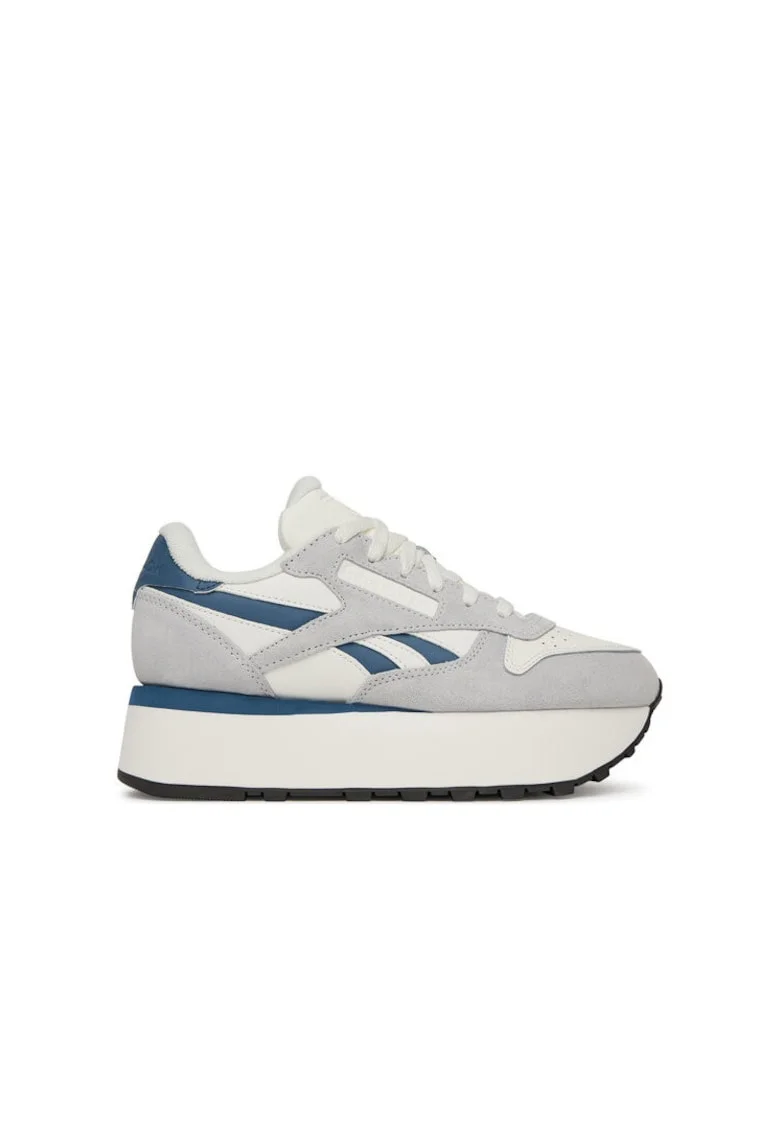 Pantofi sport dama,  CLASSIC LEATHER TRIP, piele naturala, alb