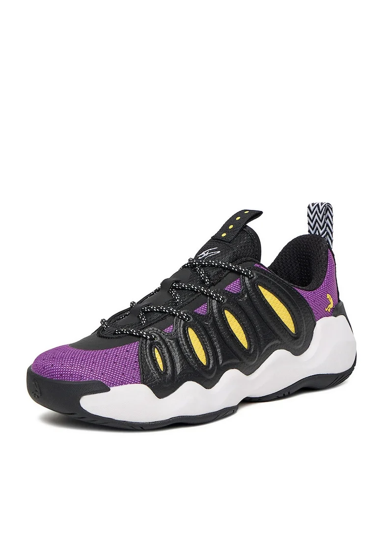 Pantofi sport dama  adidasi mov, piele naturala