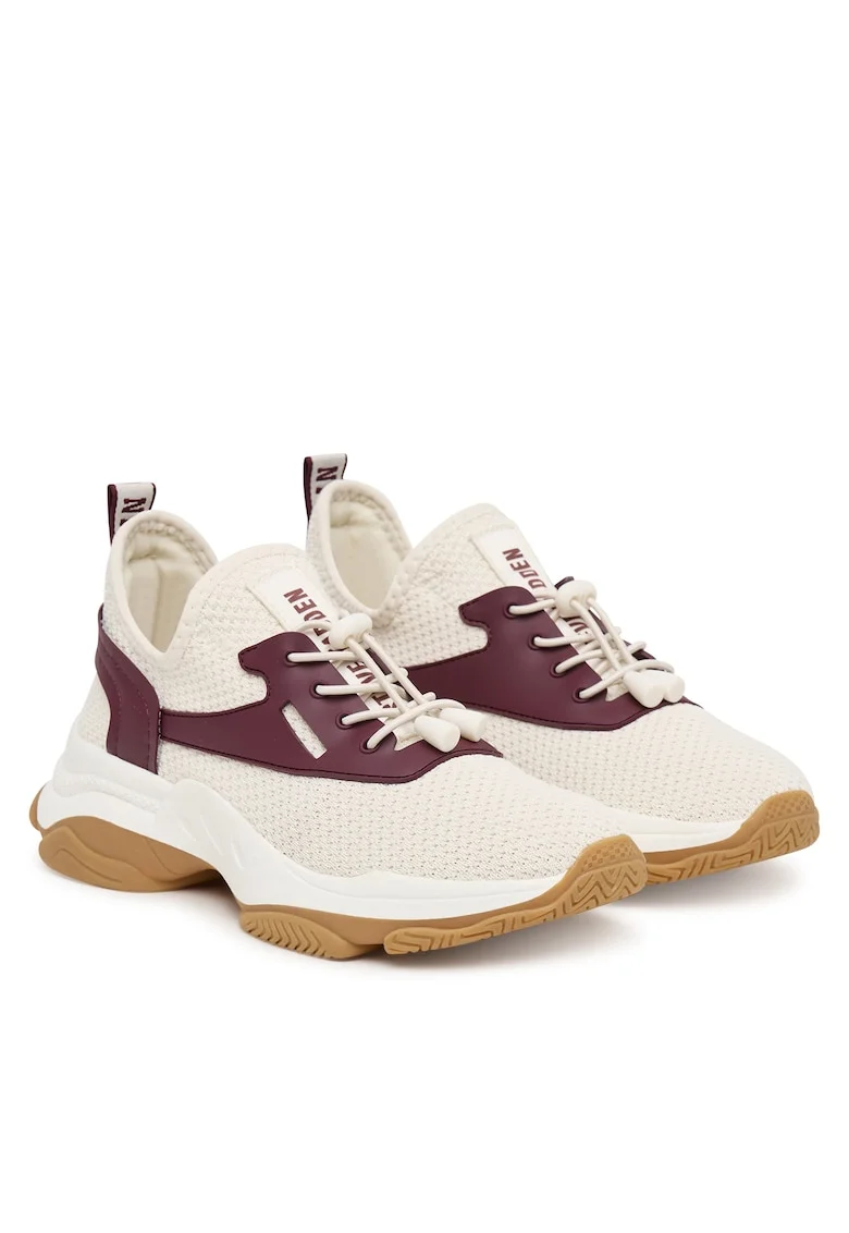 Pantofi sport dama  Ivory / Cherry, material textil,