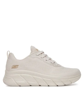 Pantofi sport dama,  BOBS B FLEX HI 11738, alb, tesatura
