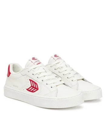 Pantofi sport dama,  Salvas, piele naturala, alb,