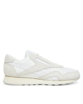Pantofi sport dama,  CLASSIC NYLON, alb, material textil,