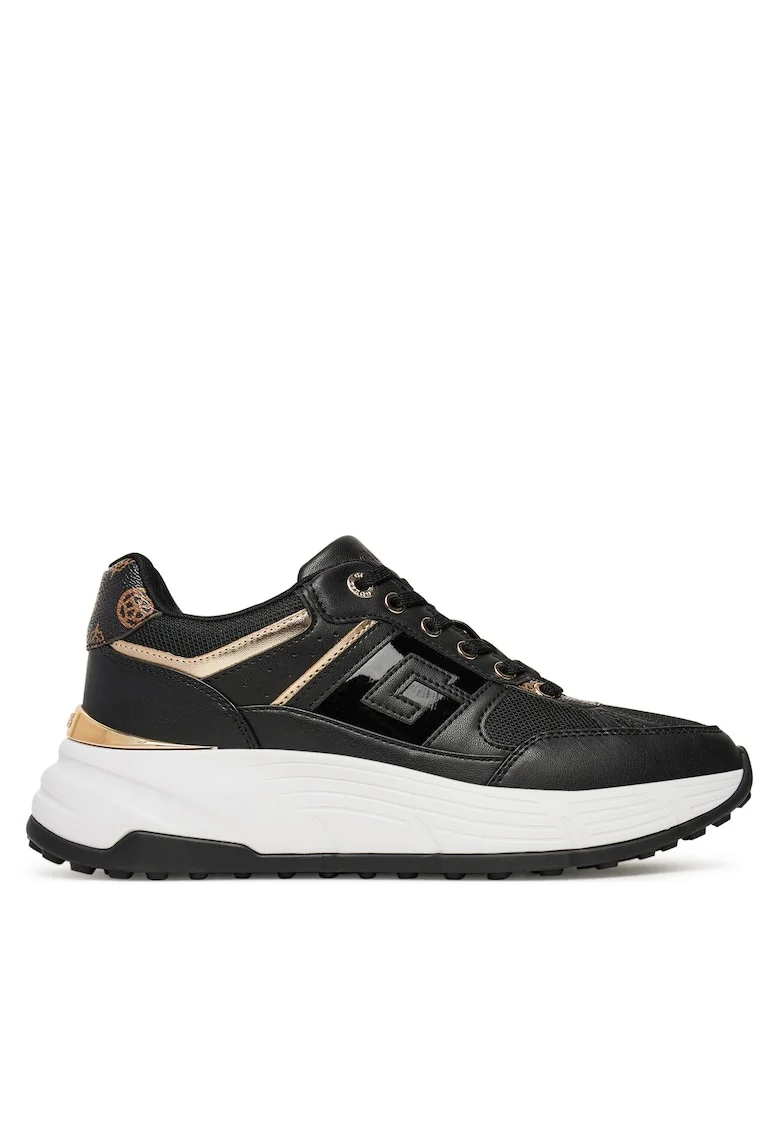 Pantofi sport dama,  piele ecologica, negru,