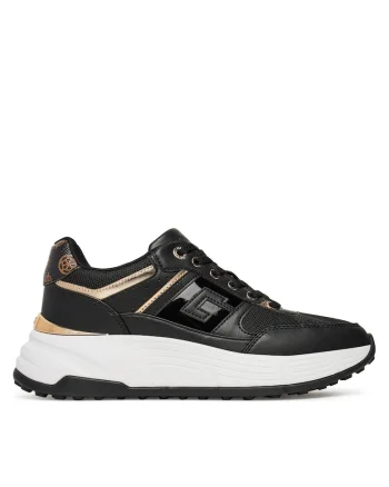 Pantofi sport dama,  piele ecologica, negru,