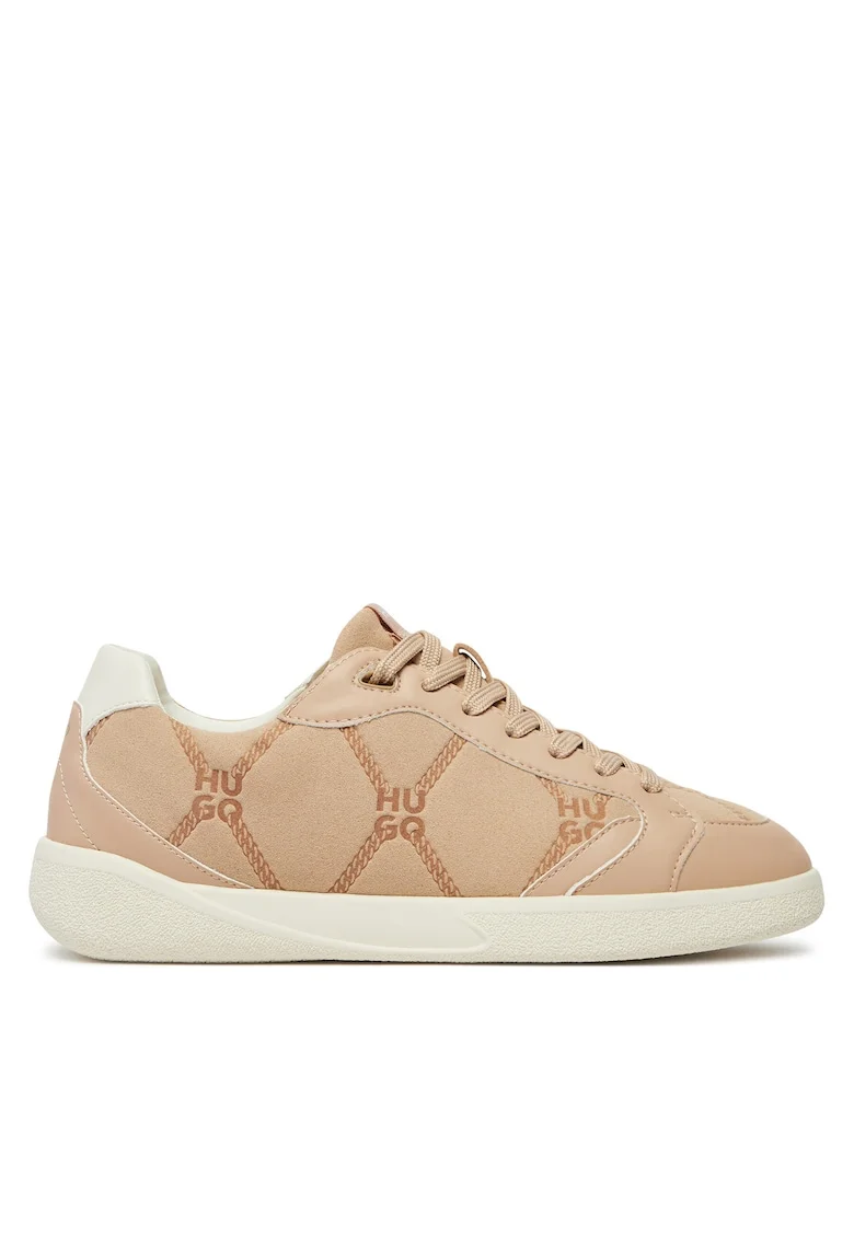 Pantofi sport dama  Open Beige 292, culoare bej, material textil,