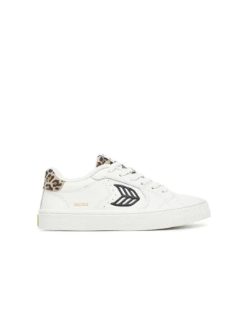 Pantofi sport dama,  sneakers, piele naturala, alb