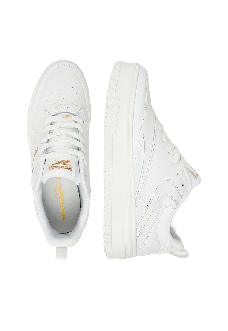 Pantofi sport dama,  sneakers femei, piele naturala, alb,
