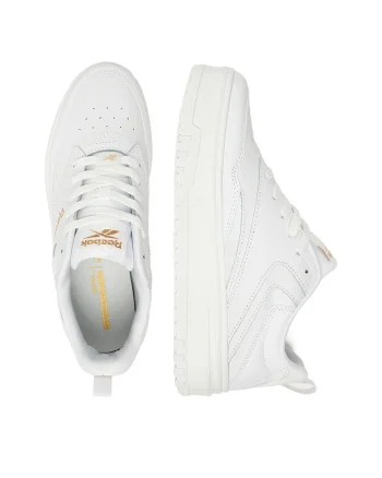 Pantofi sport dama,  sneakers femei, piele naturala, alb,
