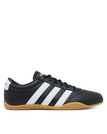 Pantofi sport dama,  Grand Court Lo, piele naturala, negru/alb/maro,